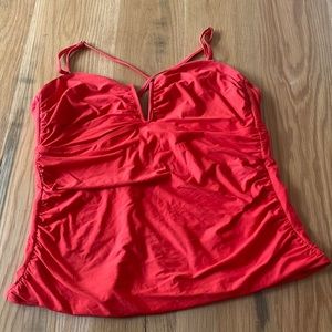 Red Tankini top